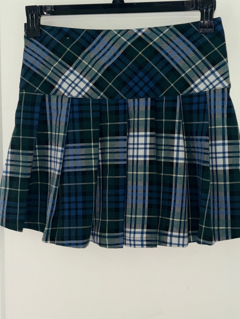 NWOT American Eagle plaid pleated mini skirt sz 2